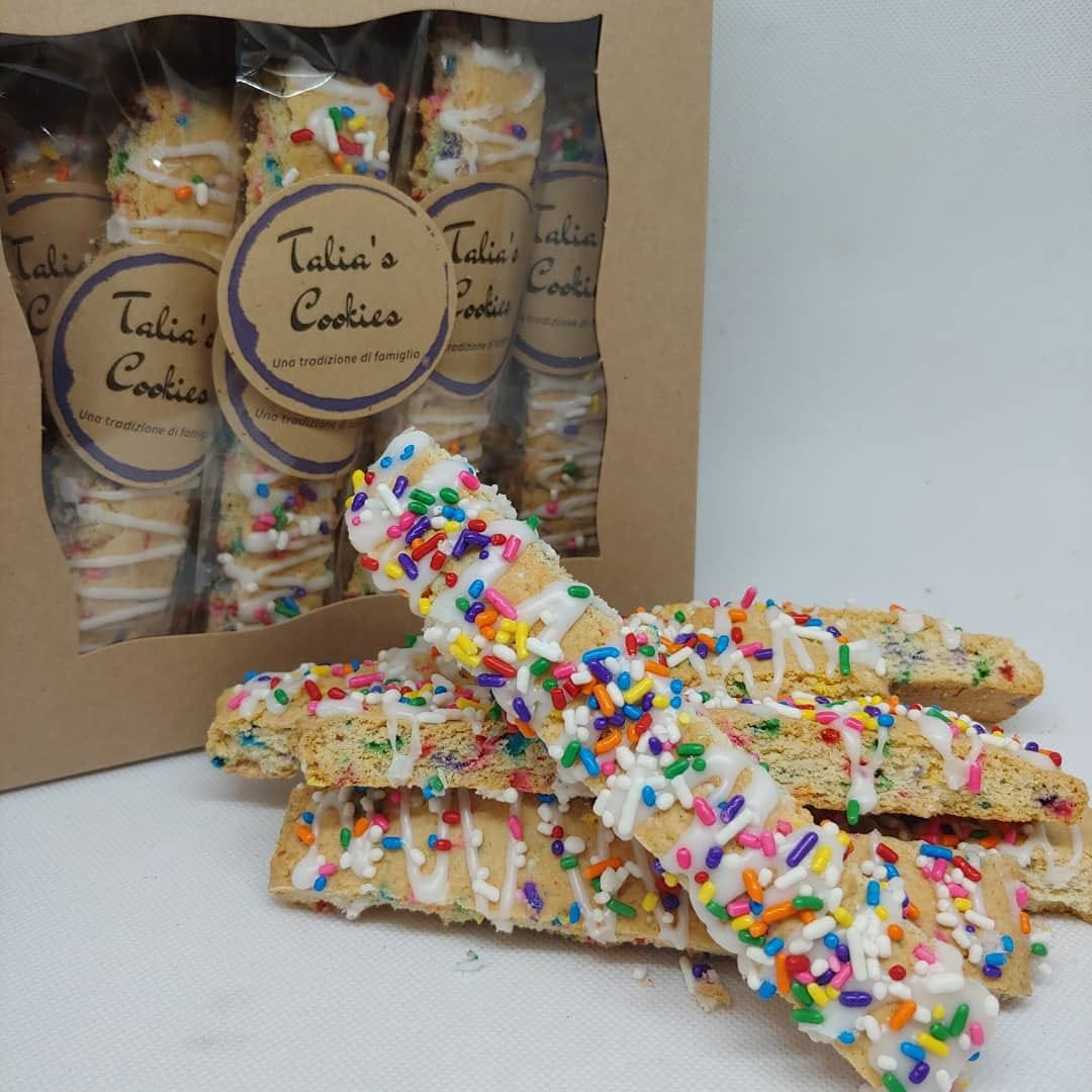 Birthday Cake Biscotti