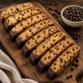 Chocolate Chip Dipped Biscotti